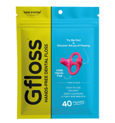 Gfloss hands free dental floss 40 count